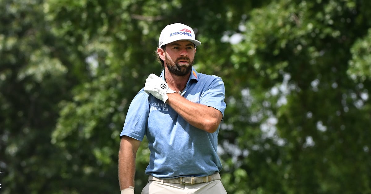 Cameron Young shares 2nd-round lead at Rocket Classic after cooling off to shoot 9-under 61
