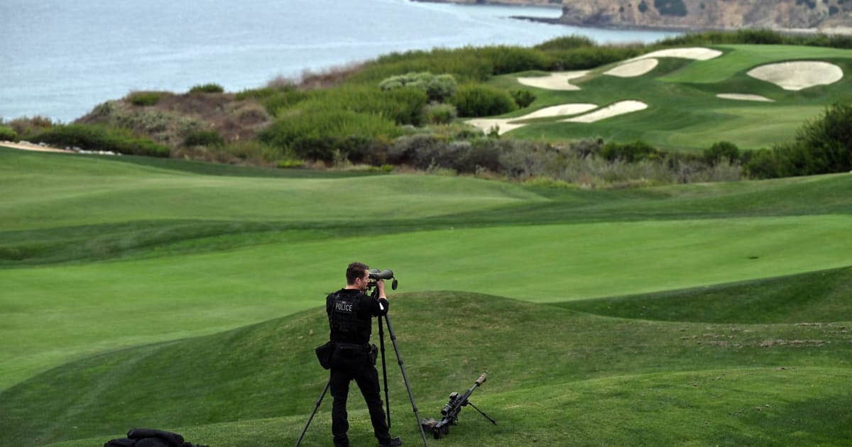 Armed man arrested at Trump’s LA golf course before president’s visit