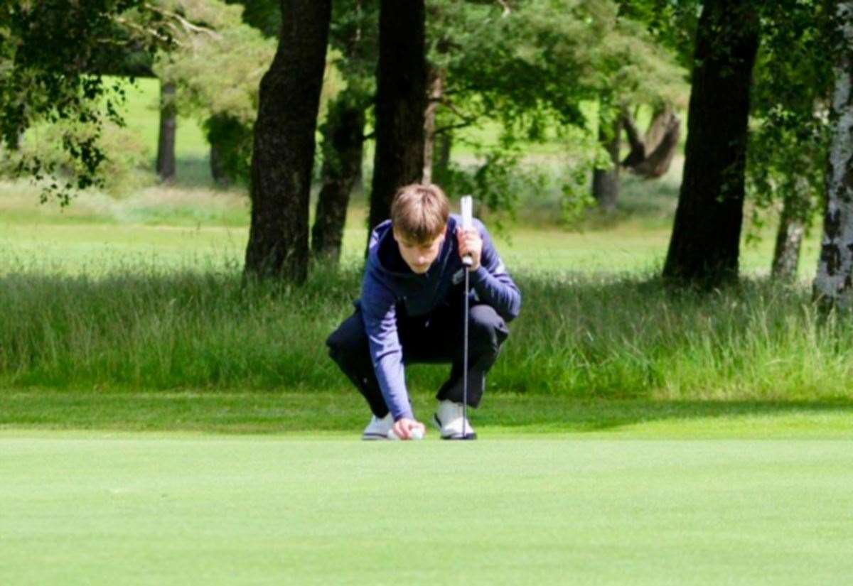 Tyler is a rising force in Scottish junior golf after summer of success