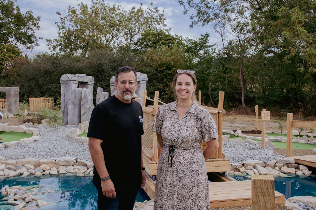 New 18-hole adventure golf course opens near Swindon