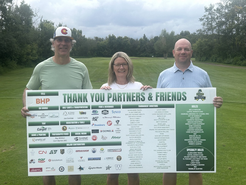 Humboldt Broncos Memorial Golf Tournament continues to give back - DiscoverHumboldt.com