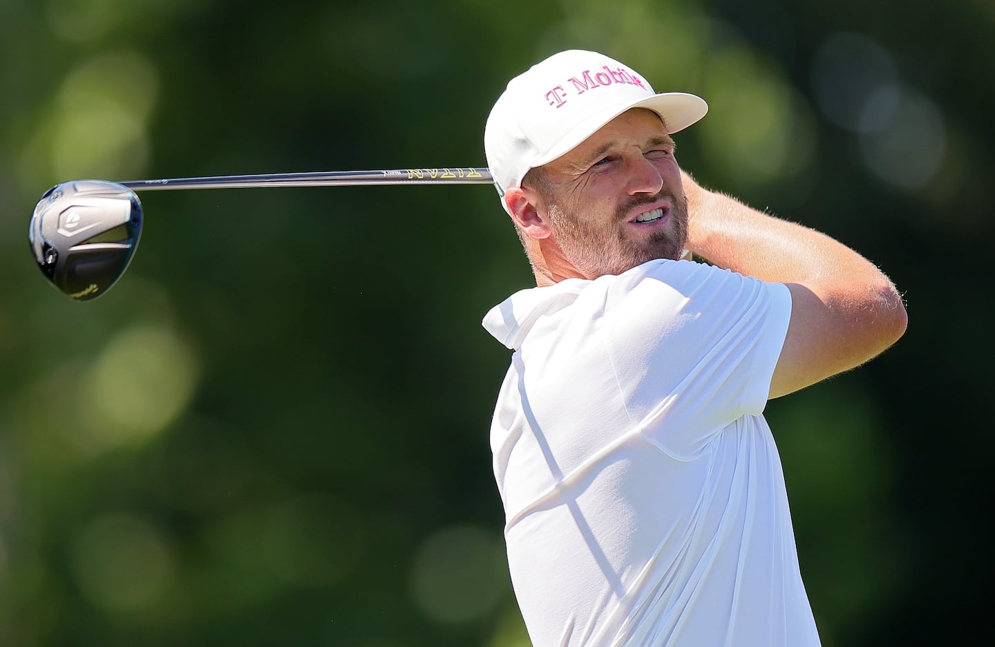 Wyndham Clark has looked comfortable over 36 holes.