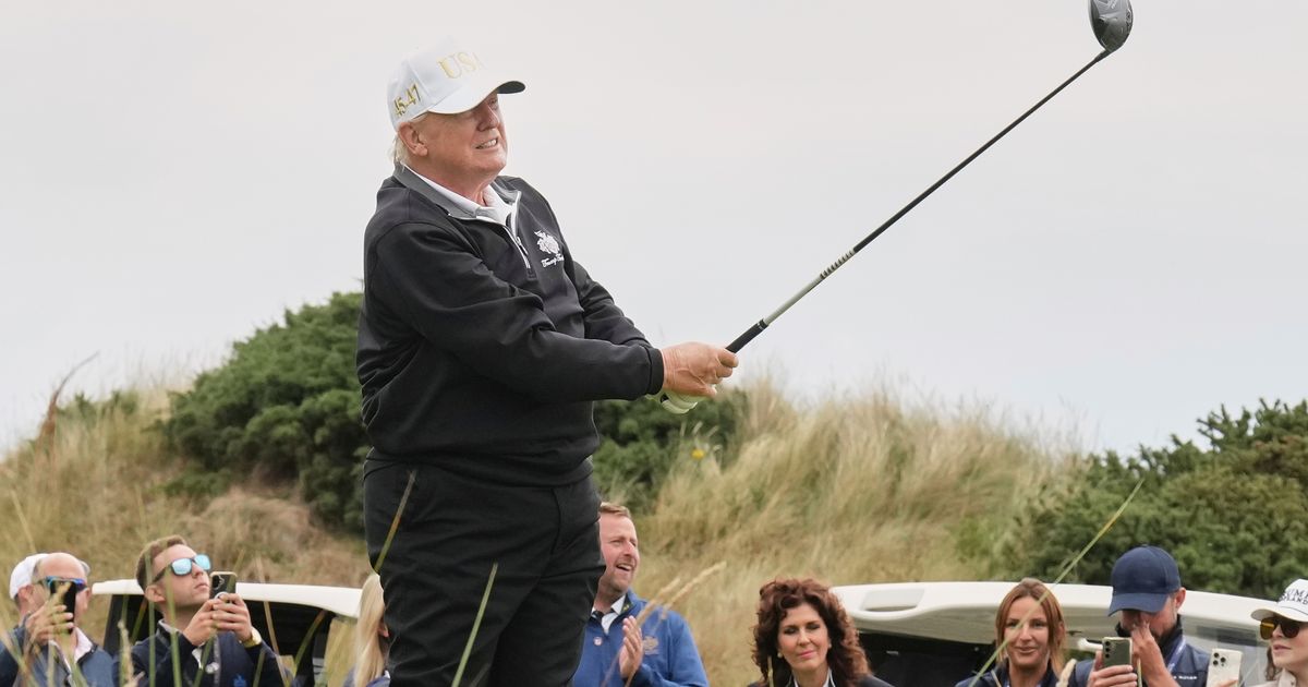 Trump is heading to his golf course in Ireland to watch the Irish Open golf tournament next month :: WRAL.com