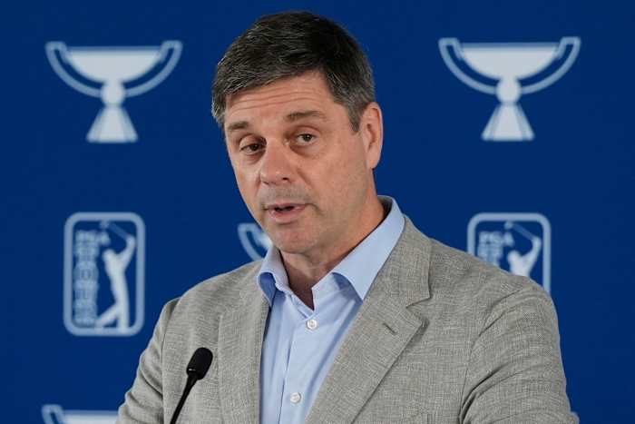 Rolapp says he will lean on PGA Tour rules when contemplating return of LIV players