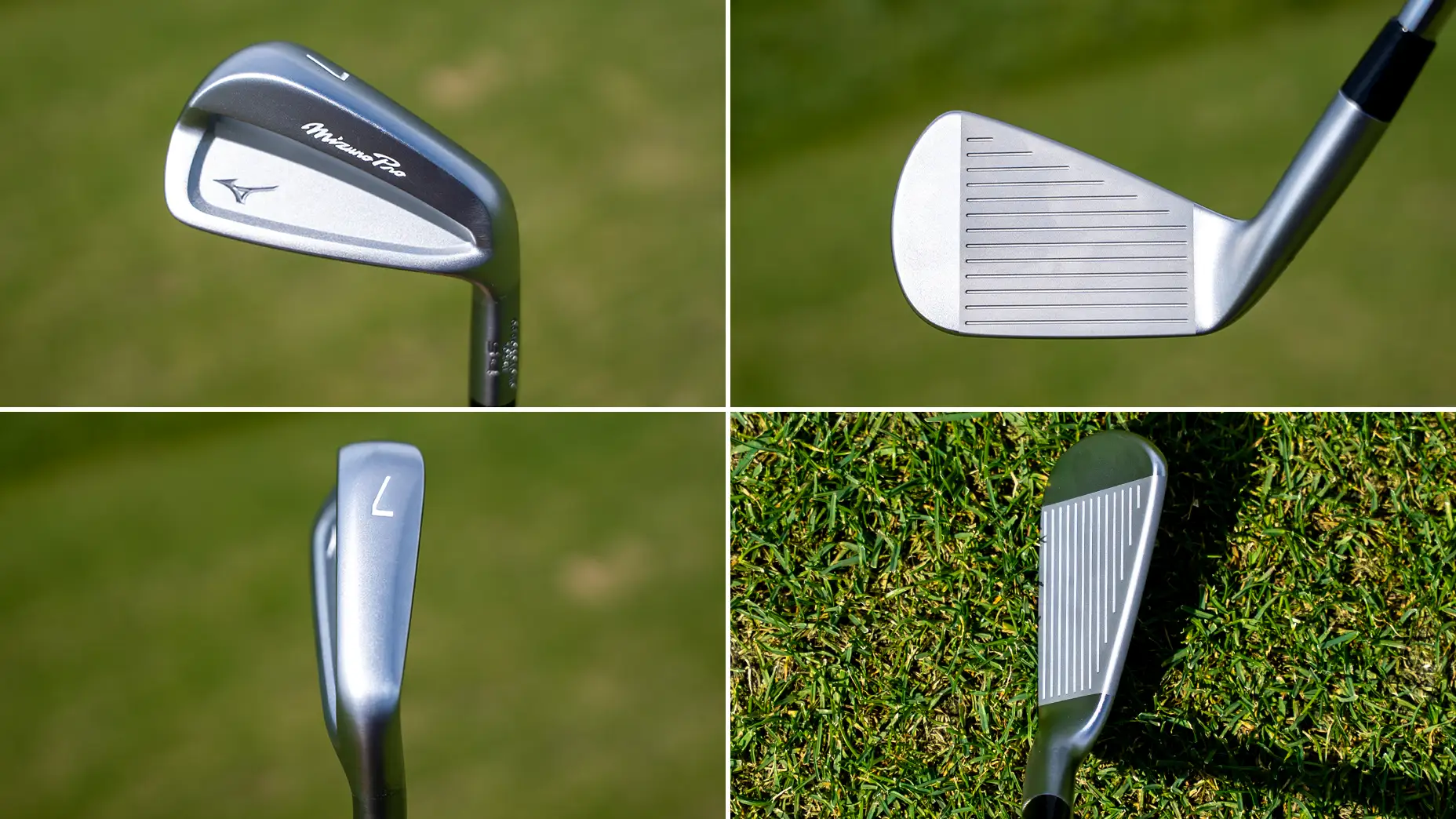 The Mizuno Pro S-4 iron from all angles.