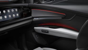 Studio photo, interior, steering wheel, digital stage