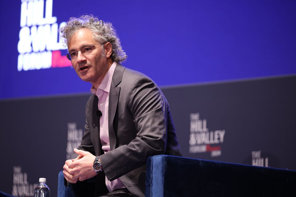 Palantir, whose CEO is Alex Karp, has fallen over 9pc two days in a row. Photo: Getty