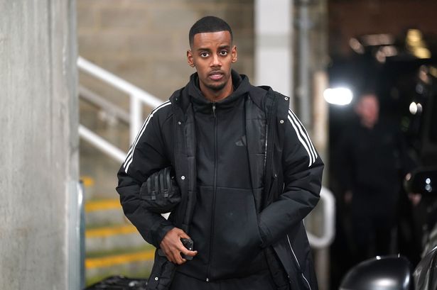 Alexander Isak at Newcastle in 2025