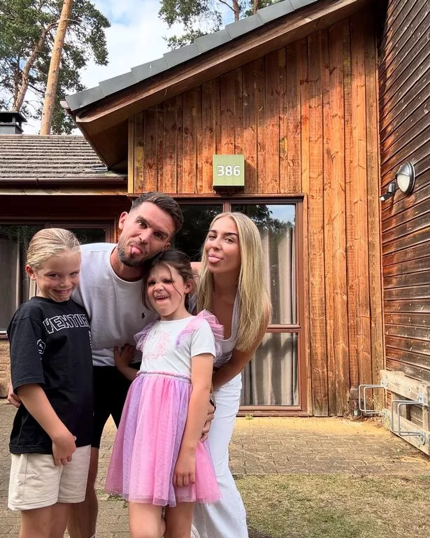 Gaz spent three days at Centre Parcs with his two children and his girlfriend