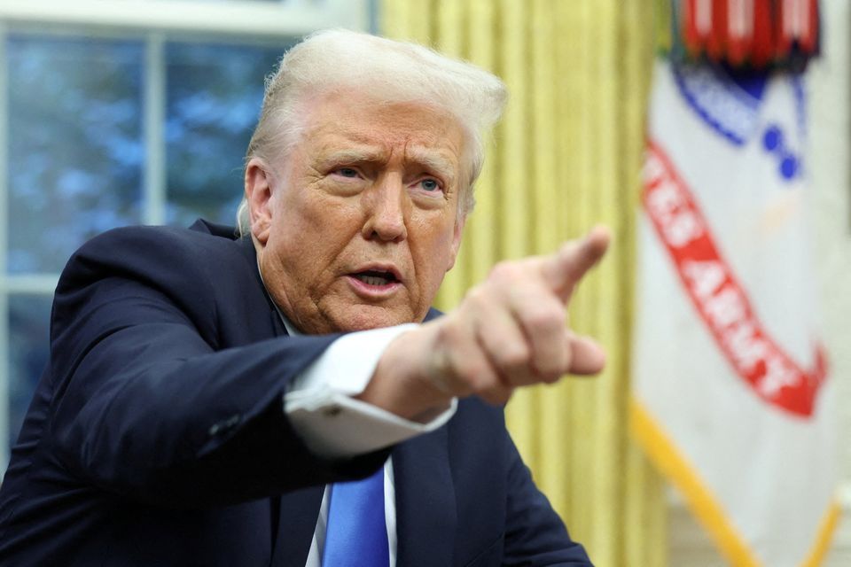 Donald Trump warned countries who imposed digital fines and regulations could be hit with substantial tariffs
