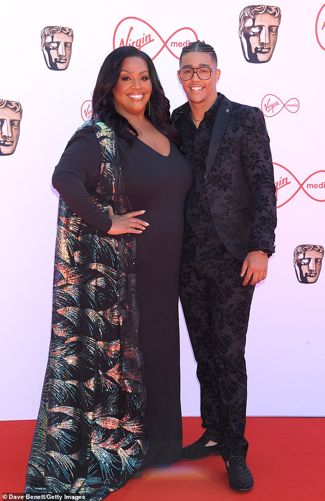 During the interview, Alison also spoke about her loving relationship with her son Aidan - who she recently gave an emotional apology to for 'not always being there' (seen together in 2022)
