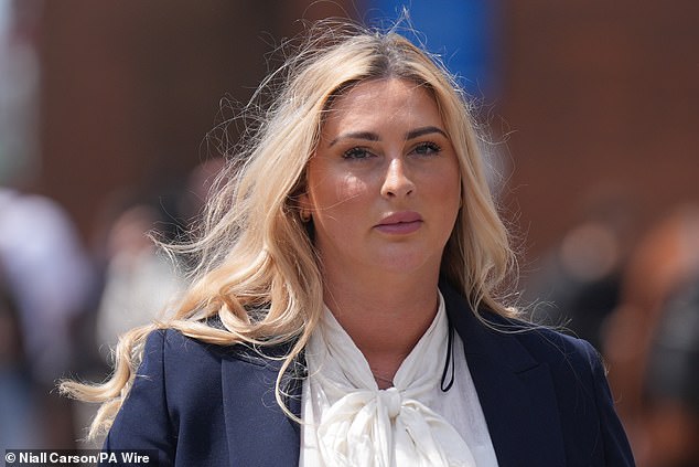 Nikita Hand is seen leaving the Court of Appeal in Dublin in July