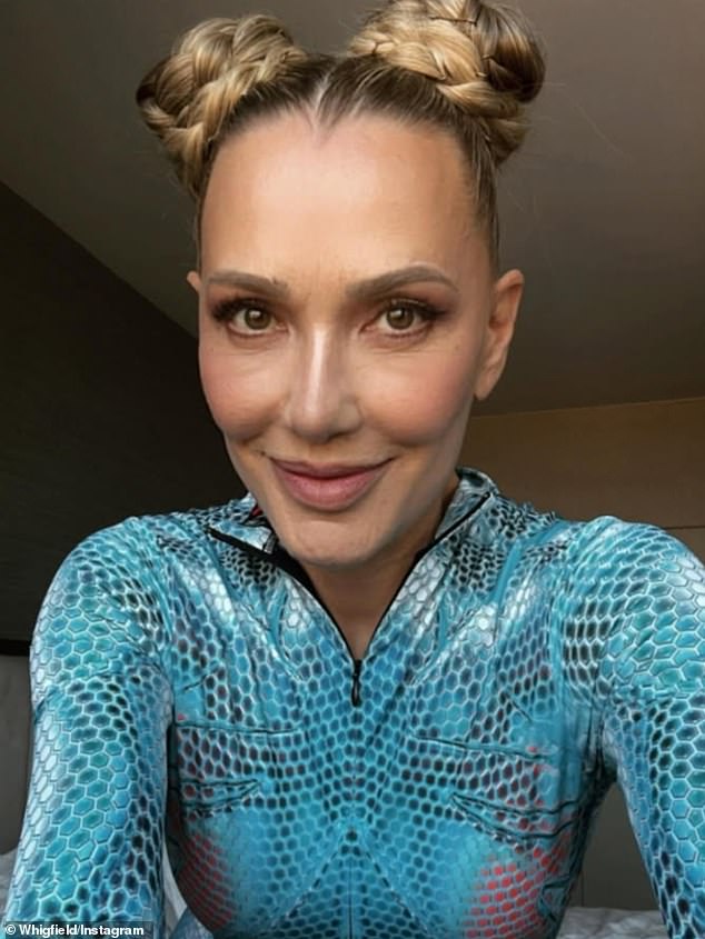 Nineties pop sensation Whigfield showed off her age-defying good looks while rocking a throwback style in a new Instagram post