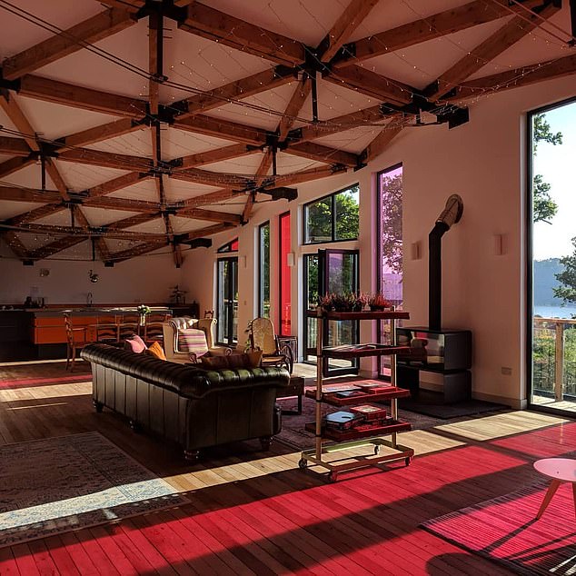 The Dome House can sleep up to 10 people and has attention to detail throughout, carrying themes from room to room