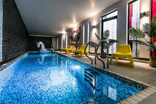 The property has its own indoor swimming pool and a 'Dome Room' - a beautiful indoor open space with incredible views