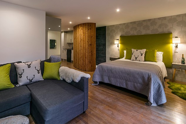 The property comes complete with a private apartment, boasting its own kitchen and comfortable and plush living space