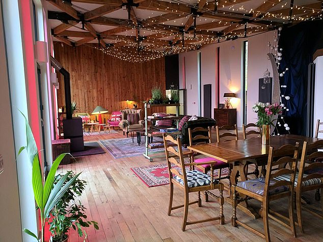 The second floor is taken up with the lounge, dining area and an open kitchen where Hayley's rustic recipes will be created in full view