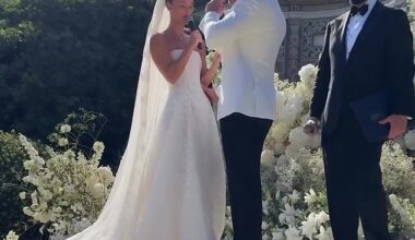 Logan Paul and Nina Agdal, 33, got married in Lake Como, Italy on Friday. Now the Daily Mail has learned who made her two gowns