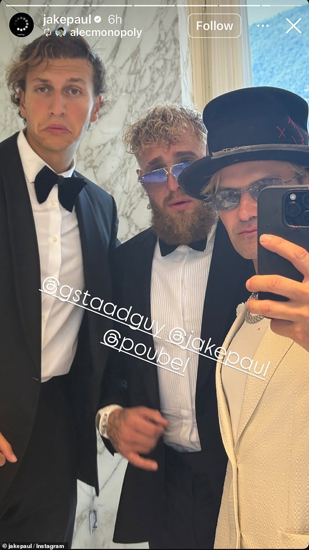 Jake also gave a glimpse at some of the guests who were in attendance, such as street artist and DJ Alec Monopoly as well as influencer The Gstaad Guy