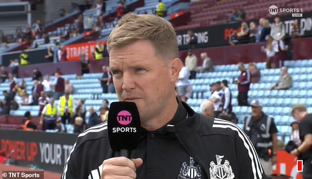 Newcastle boss Eddie Howe admitted that the Alexander Isak saga has been a distraction