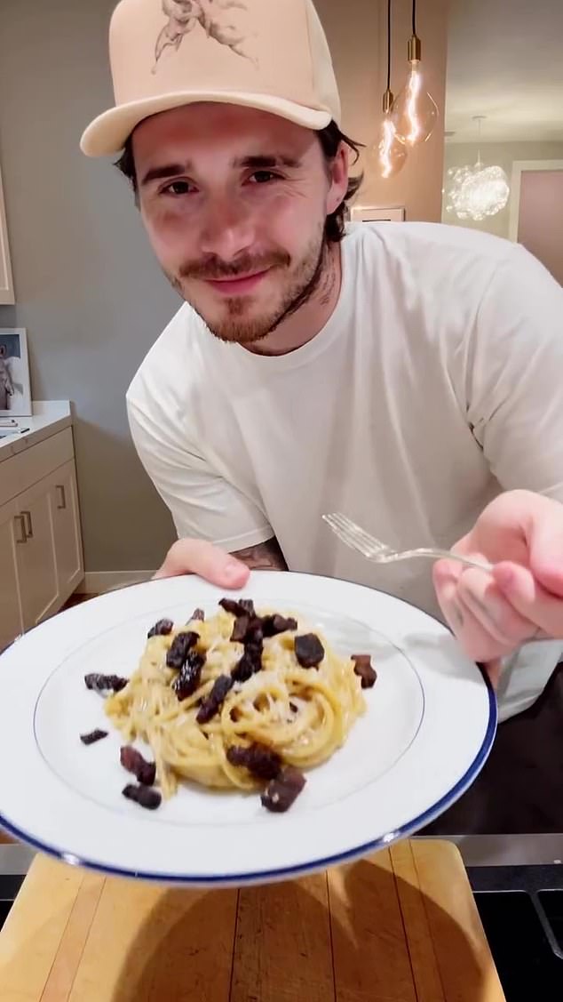 A rather burnt carbonara is a pertinent reminder of why Brooklyn's career as a chef never took off