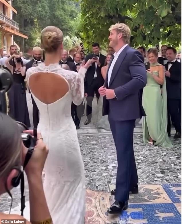 This is a shot of the back of the second gown