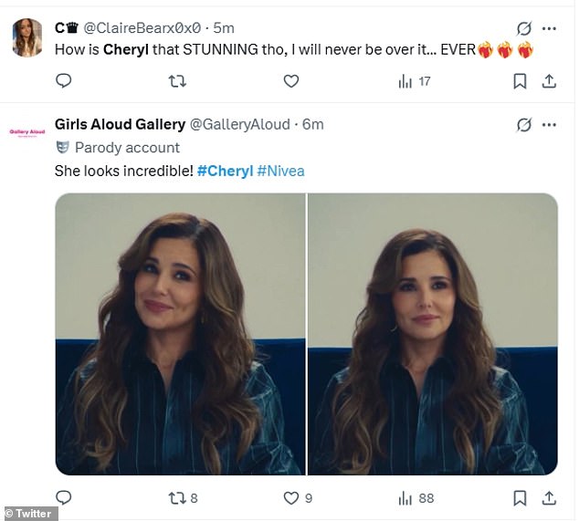 Delighted fans swarmed Twitter to comment on the video