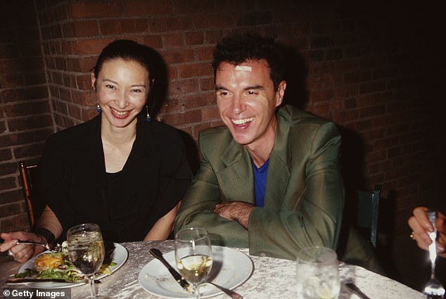 Meanwhile Byrne was previously married to Adelle Lutz from 1987 to 2004; They are pictured in 1997