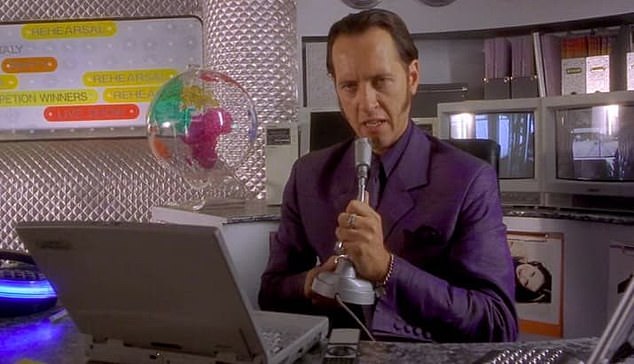 The reunion comes just months after Richard pulled out his famous purple suit that he wore in Spice World to celebrate his daughter Olivia's 36th birthday (pictured in film)