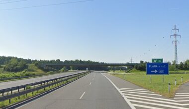 Drivers in the Czech Republic will soon be able to travel at speeds of up to 93mph on this section of motorway - though only when conditions are like those pictured...