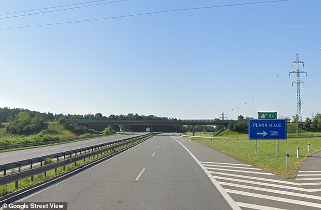 Drivers in the Czech Republic will soon be able to travel at speeds of up to 93mph on this section of motorway - though only when conditions are like those pictured...
