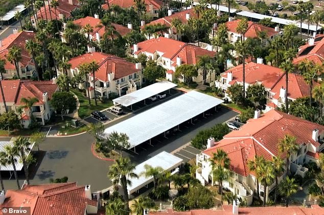 Denise moved to a townhouse inside a Calabasas living community where rent typically costs between $5,700 to $6,700/month