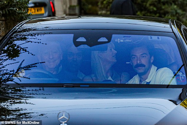 Aidan Turner, who plays Declan O'Hara, arrived with Alex Hassell as Rupert Campbell-Black