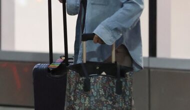 Rachel McAdams was spotted at Los Angeles International Airport with her longtime partner Jamie Linden this week