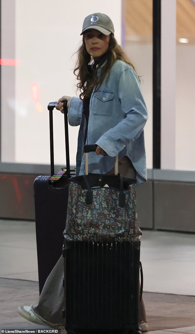 Rachel McAdams was spotted at Los Angeles International Airport with her longtime partner Jamie Linden this week