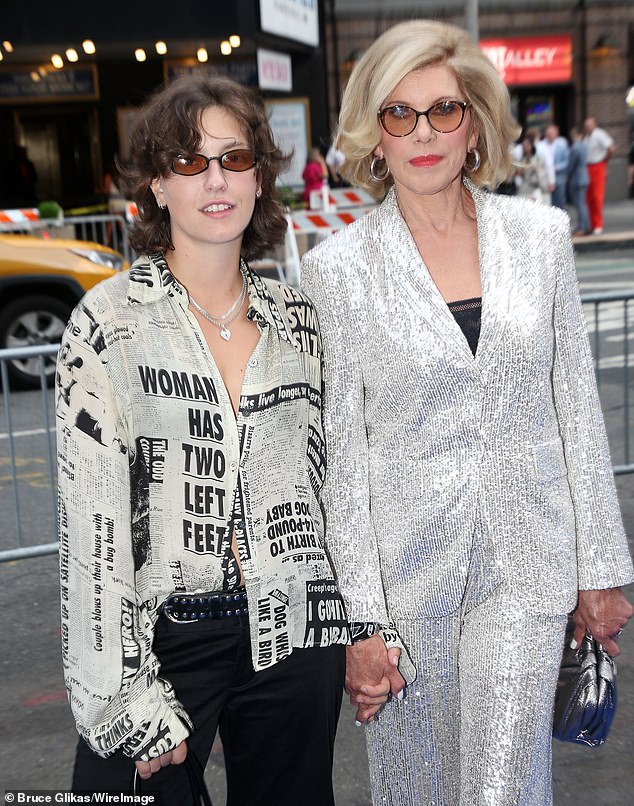 Fans online speculated that the 73-year-old Gilded Age star and 26-year-old singer King Princess were in a May-December lesbian romance after the two were spotted holding hands during two recent red carpet appearances; pictured August 18