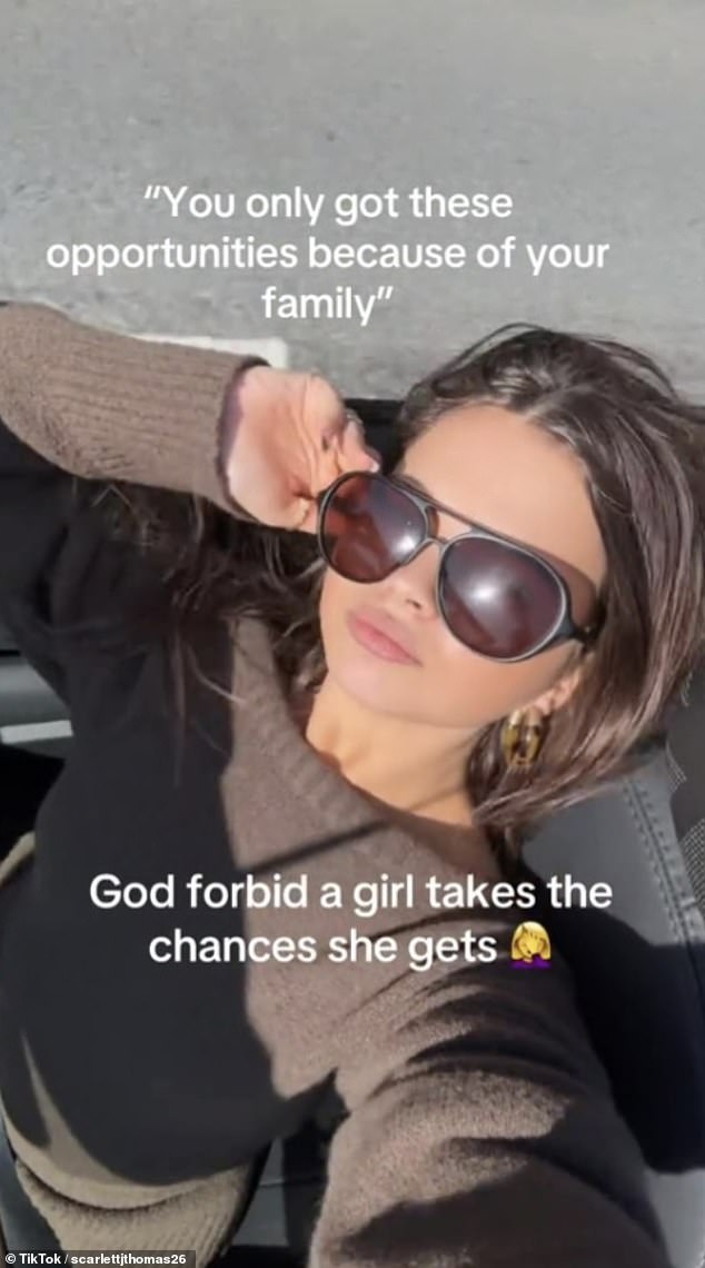 Scarlett, who is also the daughter of Corrie star Tina O'Brien, has previously hit back at those who have criticised her for taking acting opportunities at such a young age