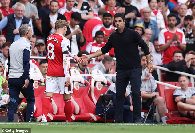 It's a worry for Arsenal manager Mikel Arteta with their next match against title rivals Liverpool