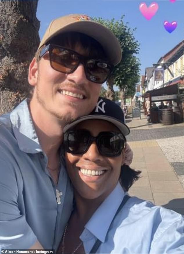 Alison Hammond, 50, is happier than ever with boyfriend David Putman, 28, and 'can't imagine her life without him' as 'friends predict engagement is round the corner'