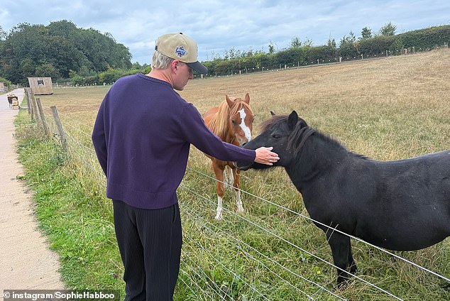 It comes after Sophie revealed to fans they had jumped in the car and left London for the weekend