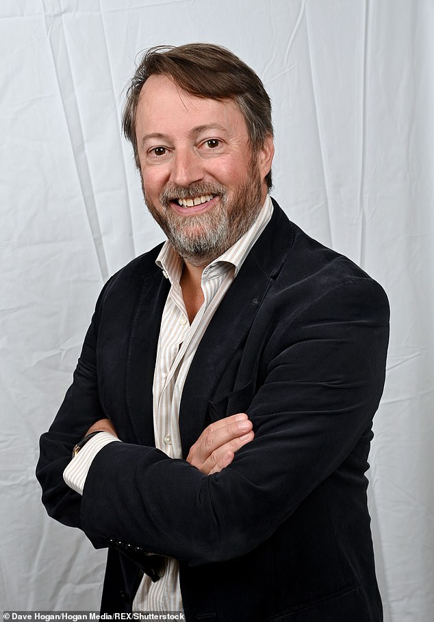 Comedian and actor David Mitchell (above) has defended 'mansplaining' insisting it's just what men call conversation