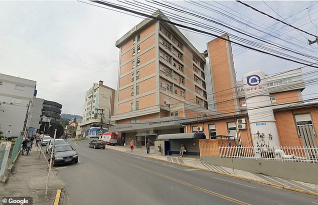 The Alto Valle Regional Hospital in Rio du Sul, Brazil said it 'regrets the loss and expresses its solidarity with the family'