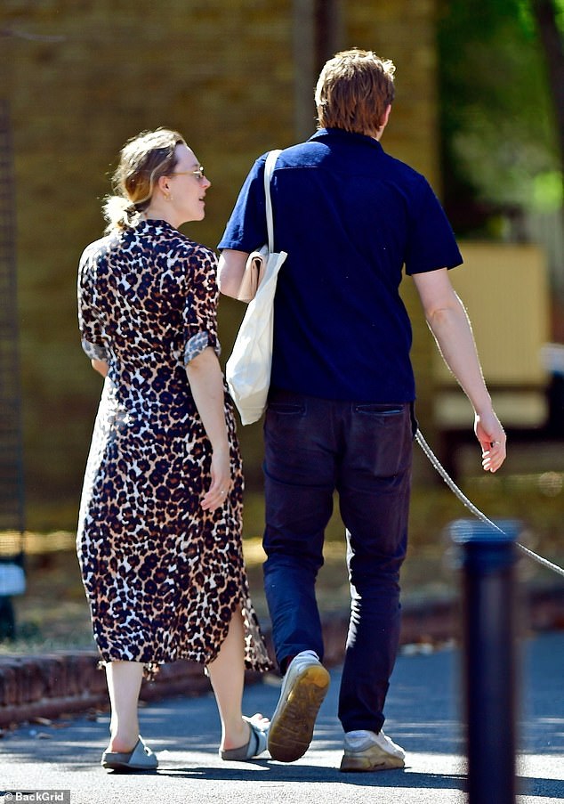Jack kept things casual in scruffy trainers