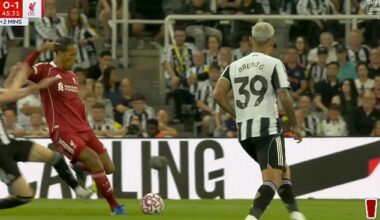 Anthony Gordon blasted by Alan Shearer and Jamie Carragher for 'stupid' red card against Liverpool - as referee explains why foul was upgraded from yellow