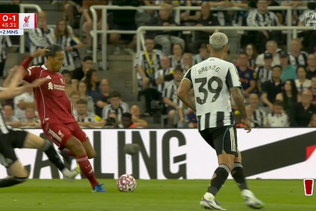 Anthony Gordon blasted by Alan Shearer and Jamie Carragher for 'stupid' red card against Liverpool - as referee explains why foul was upgraded from yellow