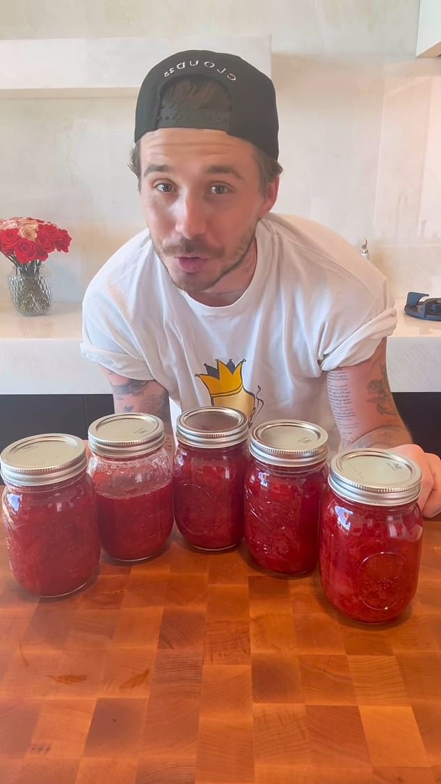 Brooklyn Beckham has unveiled his latest cookery video - with a seemingly unlikely influence for his most recent creation in the form of pal Meghan Markle