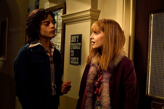 Rami and Lucy previously dated for more than five years, after starring together in the 2017 biopic, Bohemian Rhapsody, for which Rami won an Oscar for playing Freddie Mercury, with Lucy playing the Queen icon's 'wife' Mary Austin (seen together in film)