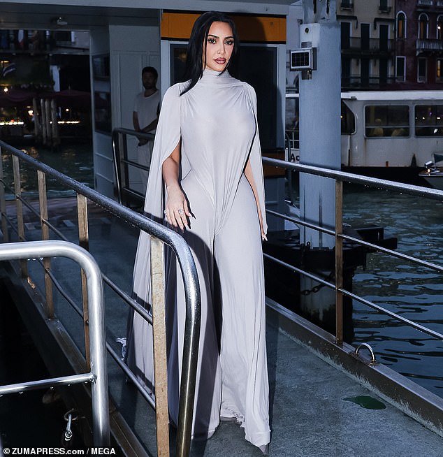 The look is bold and is likely not comfortable, not to mention utter hell when trying to go to the bathroom. However, stylish Kim pulled it off as she looked like a sexy android from outside our solar system