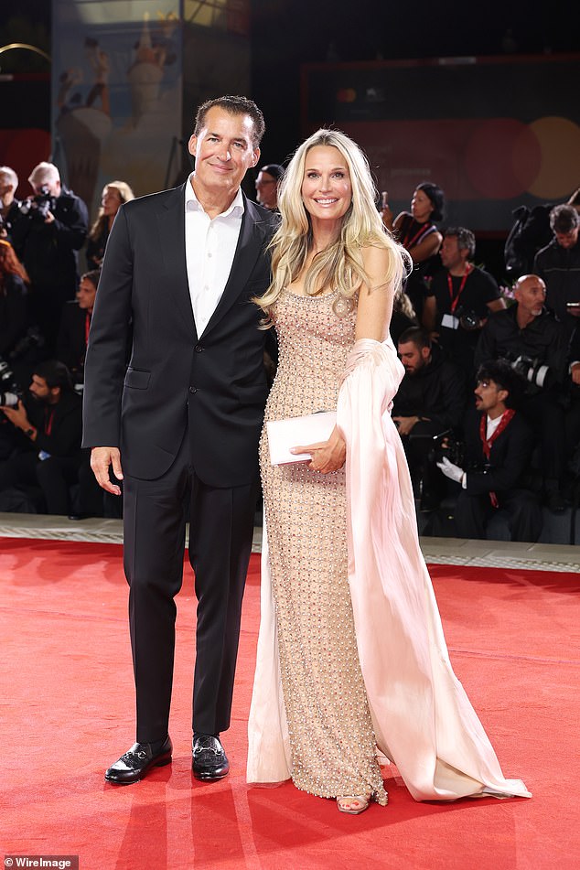American producer Scott Stuber and his wife Molly Sims attended together