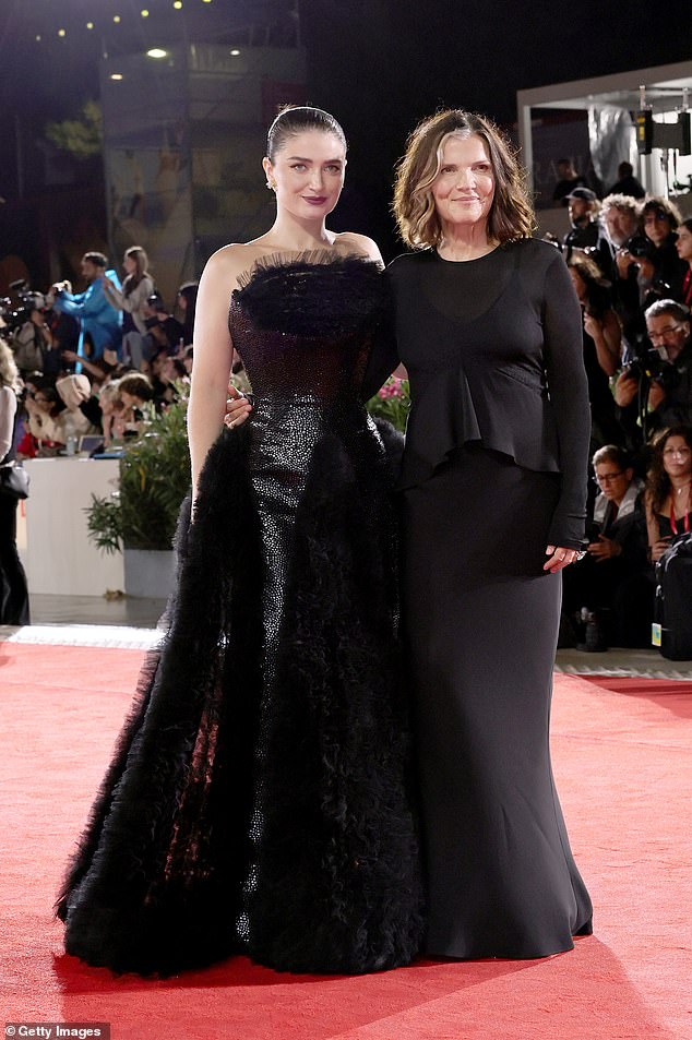 Eve Hewson and her mother Ali Hewson both opted for all black ensembles for the evening